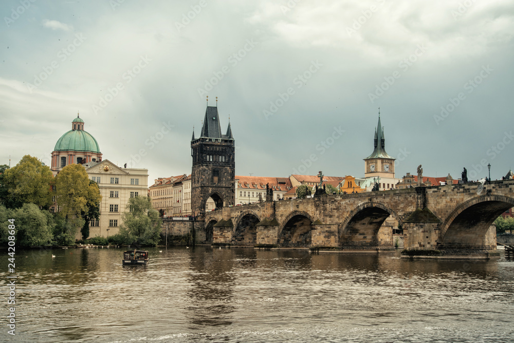 View of Prague. Charles Bridge