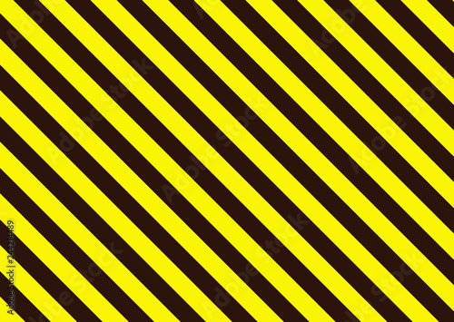 yellow and black warning stripes