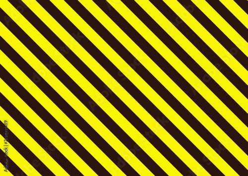 yellow and black warning stripes photo