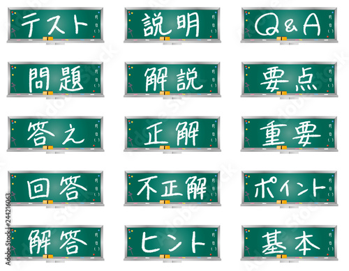 ミニ黒板／テスト系メッセージA