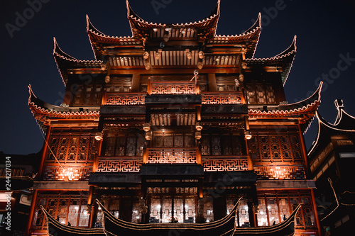 Traditiona Chinese Restaurant the Lubolang Clunb in the Yuyuan Bazaar Shanghai China