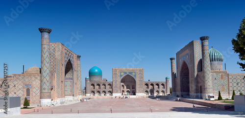 Registan Square, Samarkand. Uzbekistan
