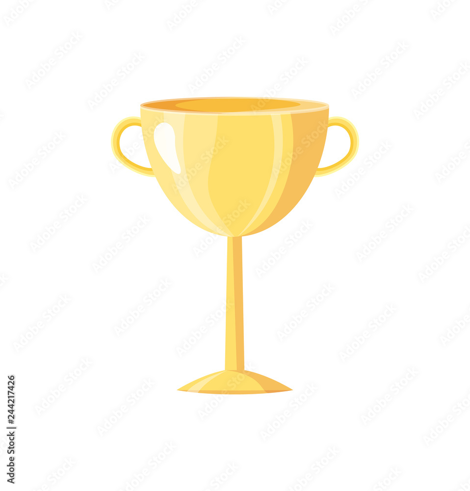 Award Prize Golden Cup Icon Vector Illustration Award Prize Golden Cup Icon Vector Illustration