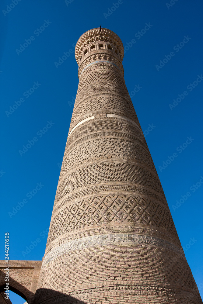 Kalyan Minaret, Bukhara, Uzbekistan..