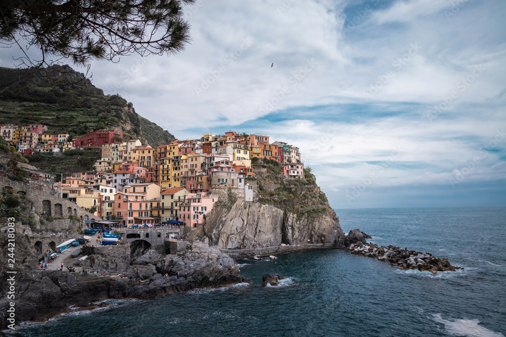 Panorama of Cinque Terre in Italy