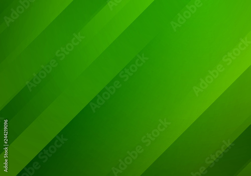 Abstract Green Background with Stripes. Vector Minimalist Banner.