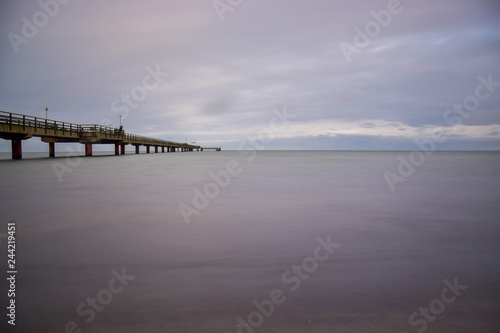 pier at sunset