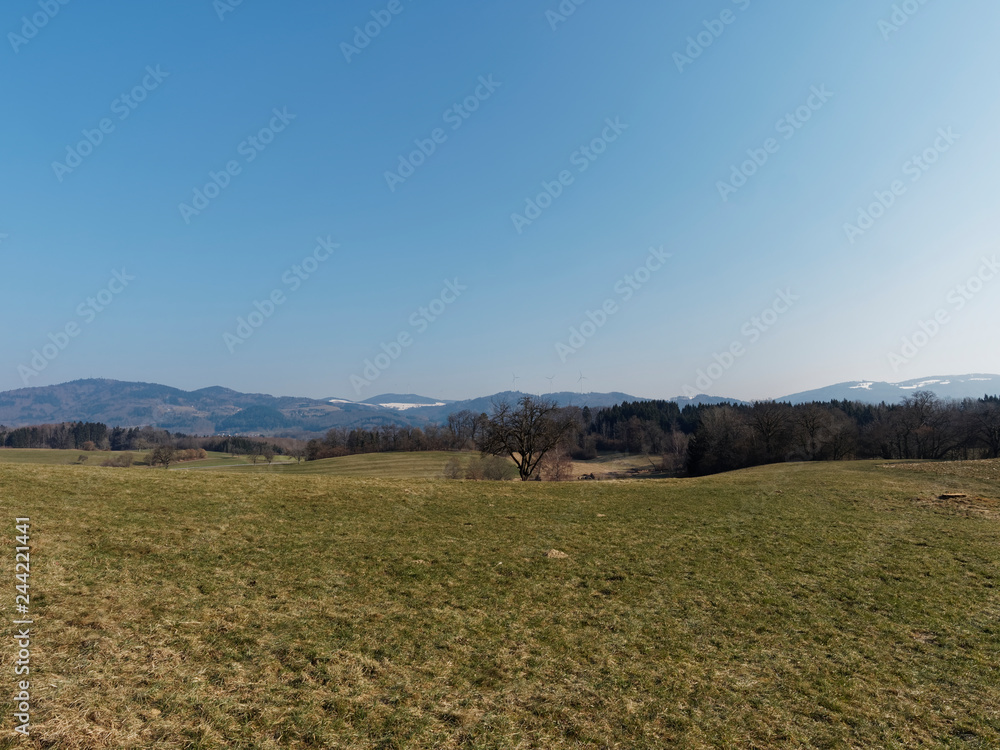 Blick auf den Schwarzwald vom Eichener See und Gersbach