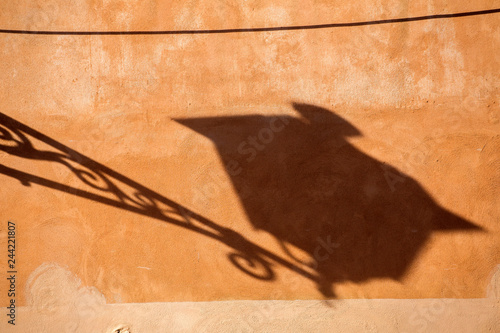 Foto Street lamp silhouette in Pisa, Italy