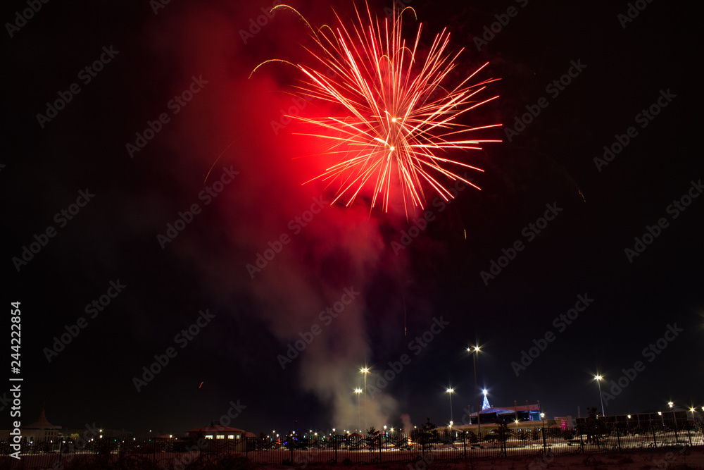 fireworks in Kazakhstan