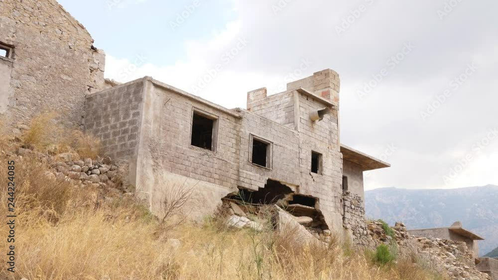 Ruined and abandoned home, Crete, Greece Ruined and abandoned home, Crete, Greece