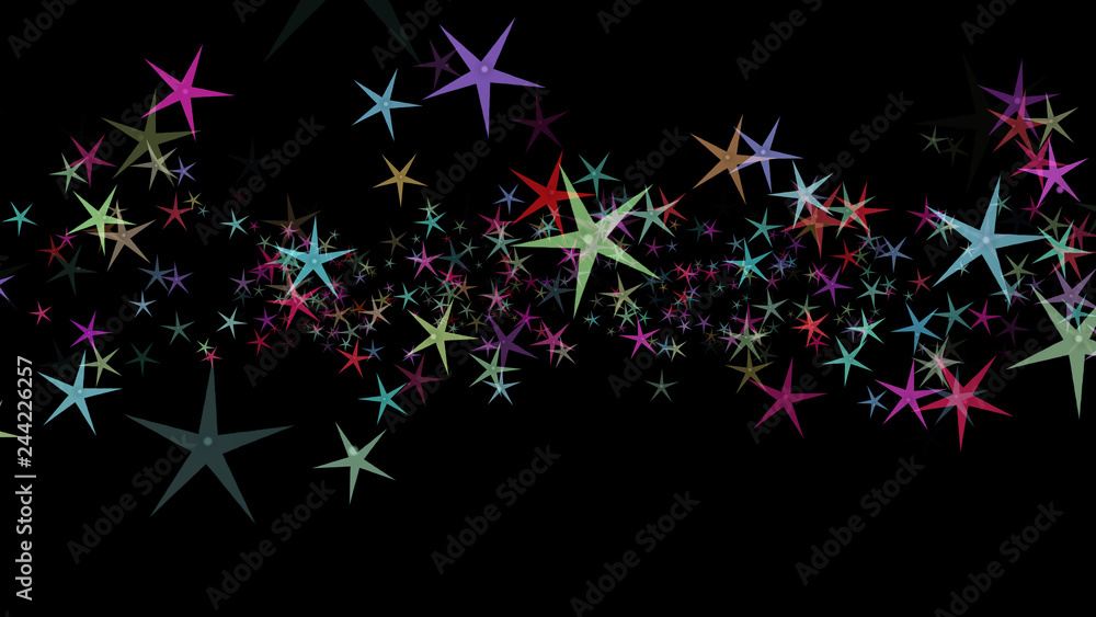 Background of multi-colored stars. Abstract background pattern. Background of multi-colored stars. Abstract background pattern.