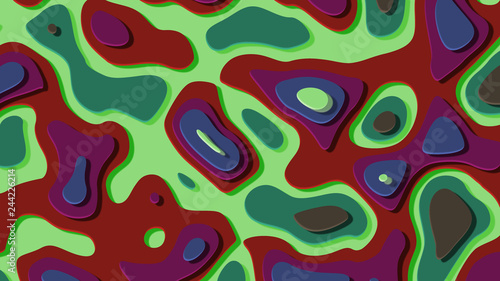 Background in paper style. Abstract colorful background.