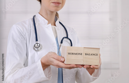 Female Hormone balance , Gynecology concept