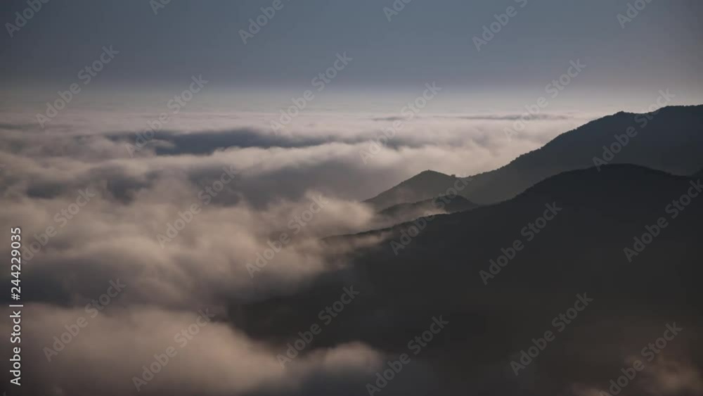 Santa Monica Mountains Fog Timelapse 4k Santa Monica Mountains Fog Timelapse 4k