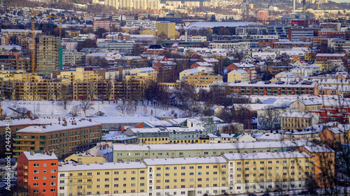 Photography Oslo widok z Ekeberg landscape krajobraz Norwegia Norge Norway