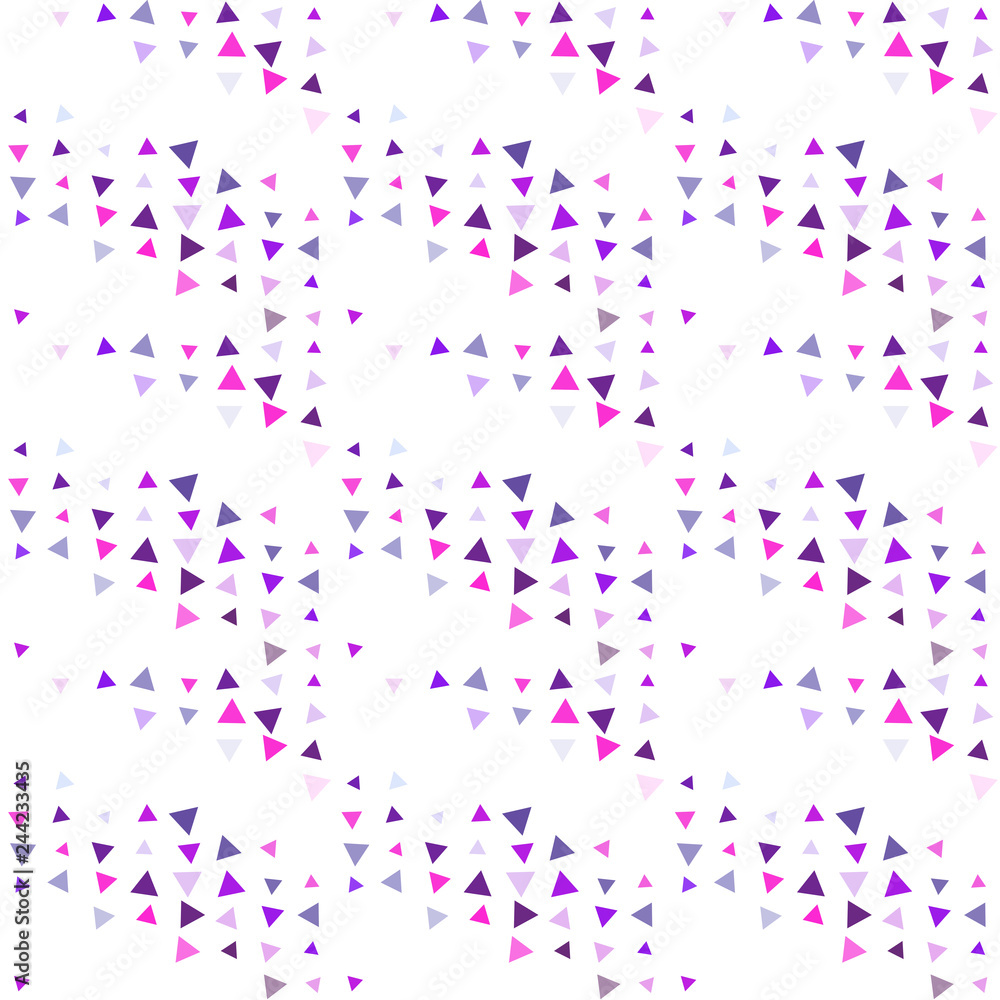 Naklejka premium Abstract seamless pattern background with multi-colored varied triangles.