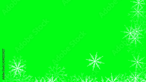 Wallpaper Mural Abstract background with a variety of colorful snowflakes. Big and small. Torontodigital.ca