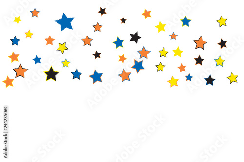 Grunge Confetti Stars