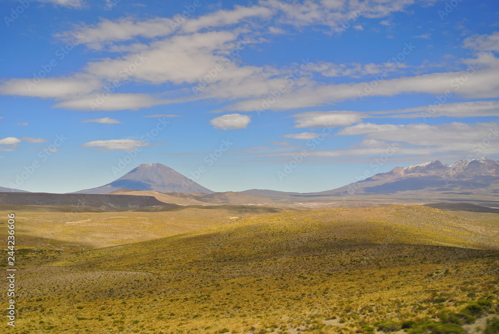 Landschaft in Peru Nähe Titicacasee