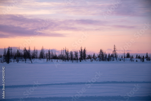 sunset over lake © марина кадырова