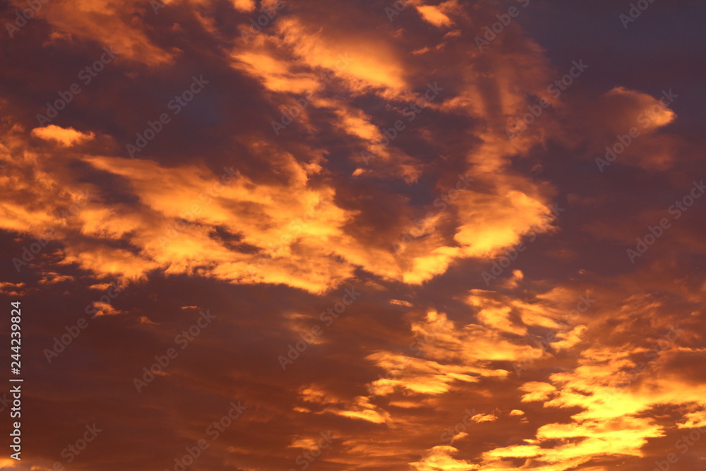 Fototapeta premium Sunset in the sky