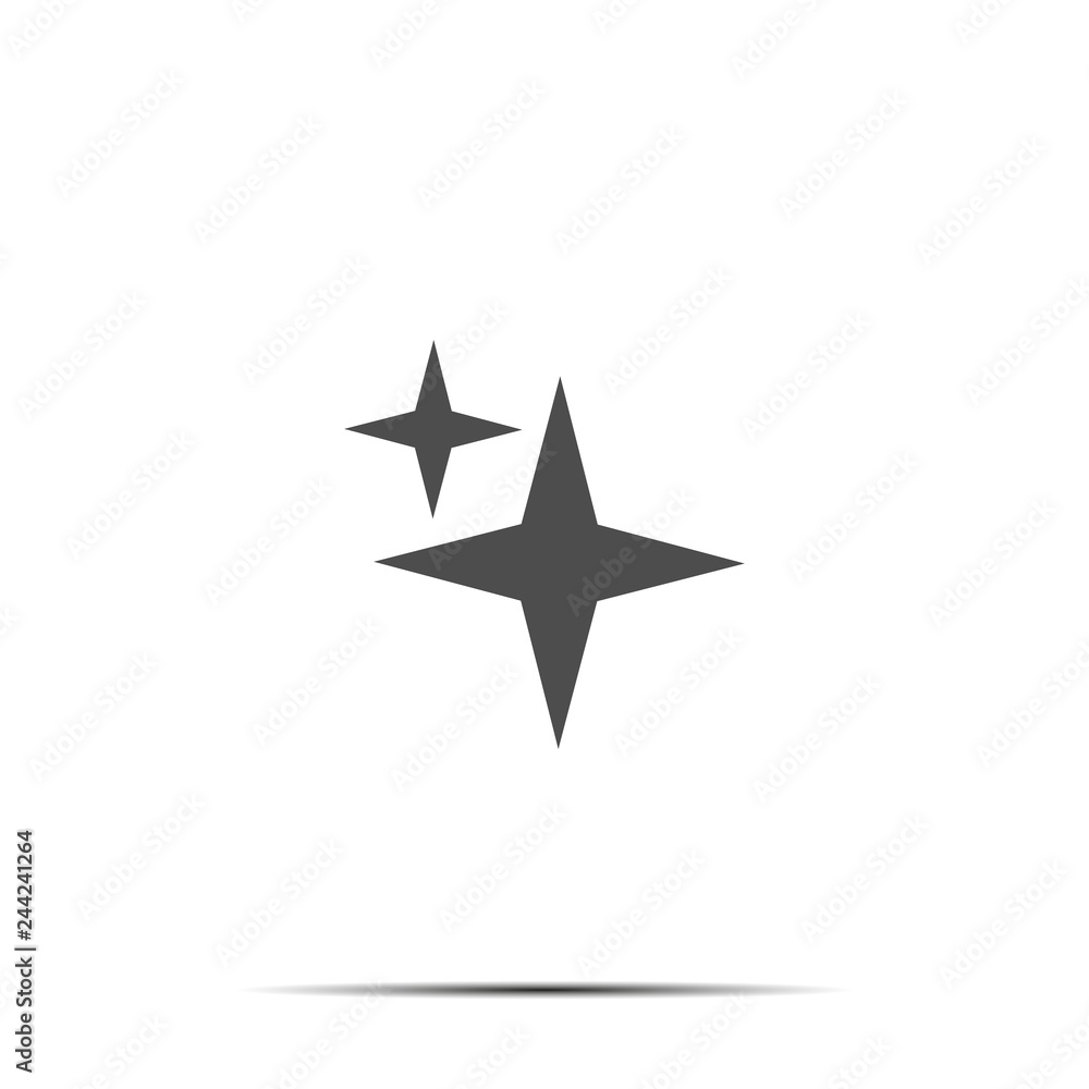 Design of clean icon. Vector sign isolated on white Design of clean icon. Vector sign isolated on white