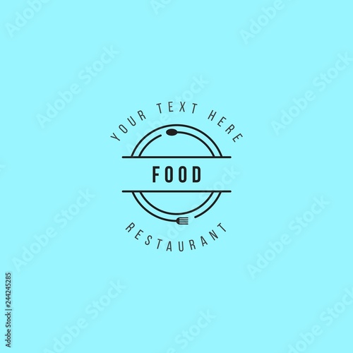 Food Festival Logo Design Vector Template