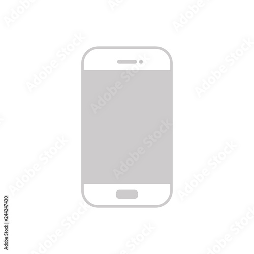 Smartphone - Piktogramm - Symbol - grau