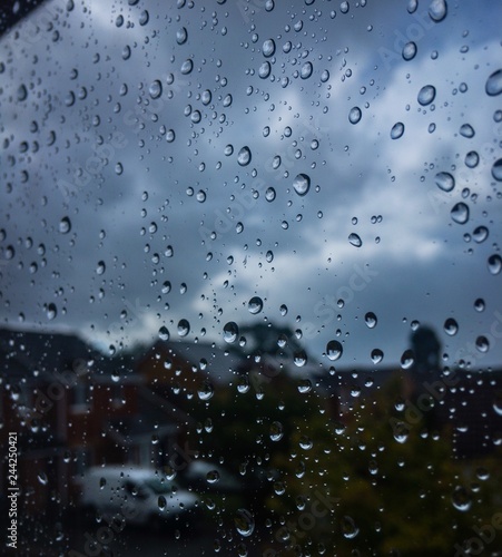 Rain Drops on Window