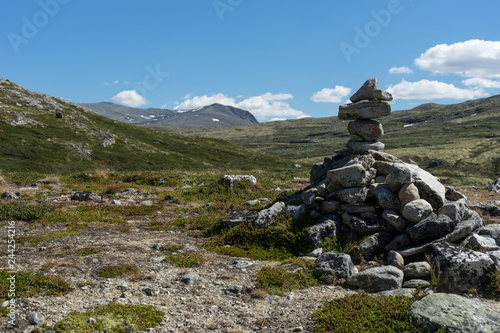 Steinmännchen im Skanmsdalsvegen  im Dovrefjell © Cezanne-Fotografie