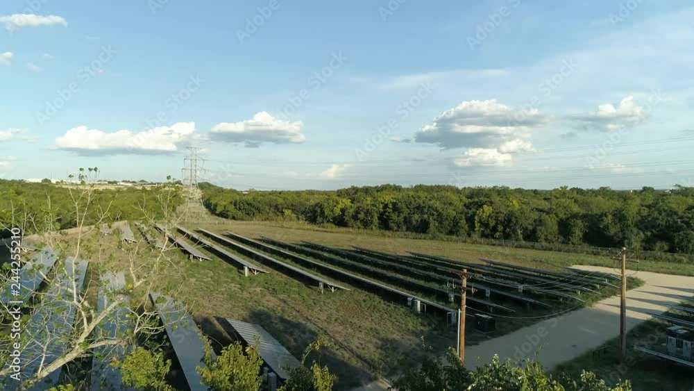 Solar Farm Reveal Aerial Photovoltaic Panel Solar Farm Reveal Aerial Photovoltaic Panel