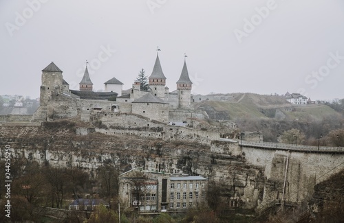 Ancient architecture in Kamyanets-Podilskiy castle