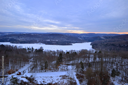 aerial view from a hot air balloon