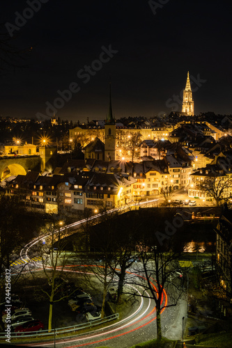 Berne by night, Switzerland, Europe
