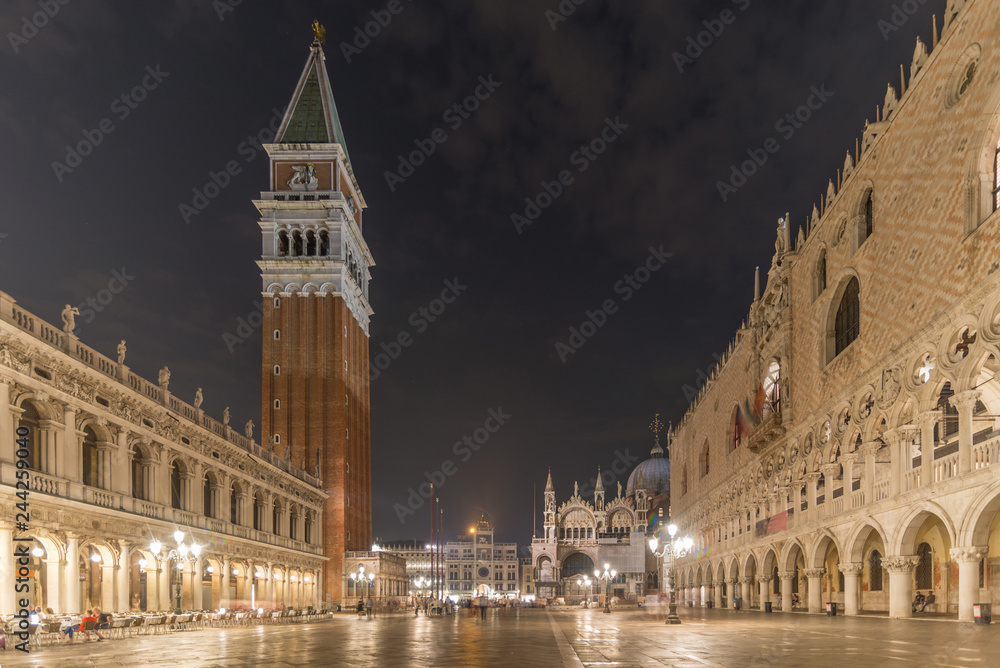 San Marco square at night