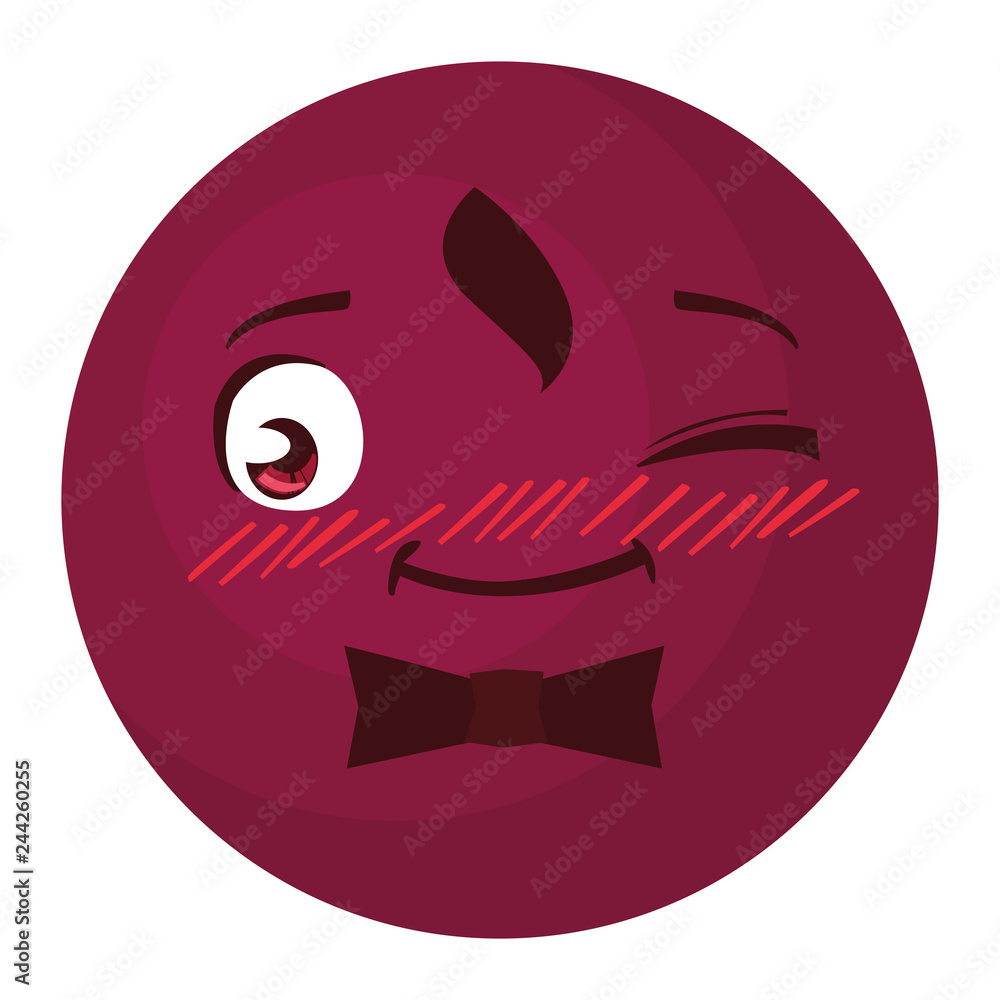 happy gentleman emoticon with bowtie happy gentleman emoticon with bowtie