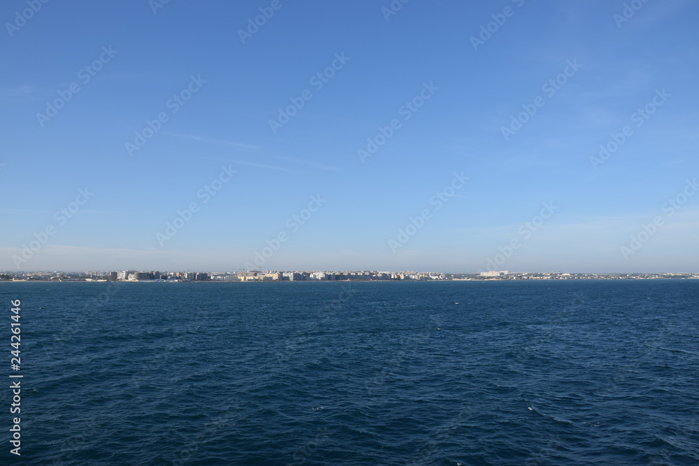 sea and blue sky