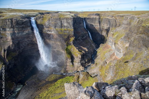 Háifoss Fall, Fossá River, Iceland 19