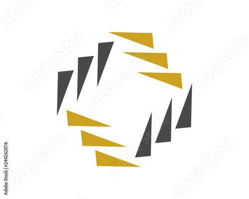 abstract taper team logo template