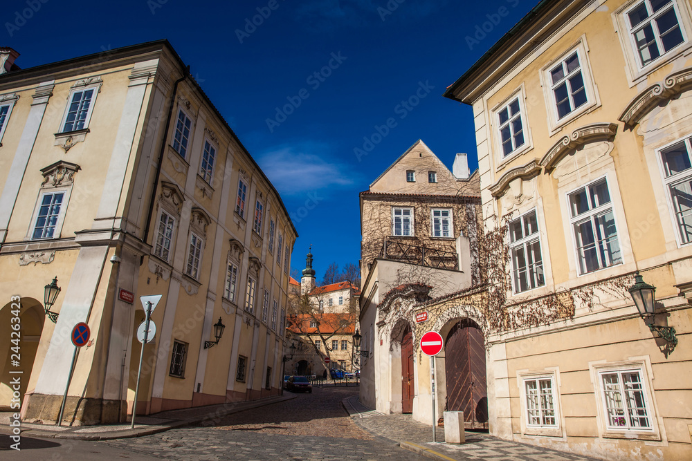 Beautiful architecture of Prague old town