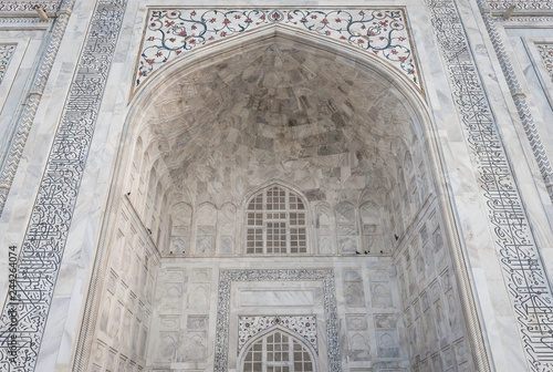 (Public place) Taj Mahal : UNESCO World Heritage at Agra, India photo