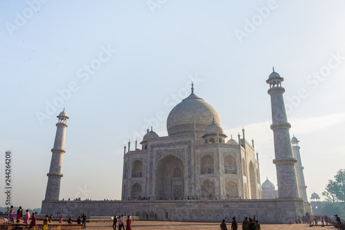 (Public place) Taj Mahal : UNESCO World Heritage at Agra, India