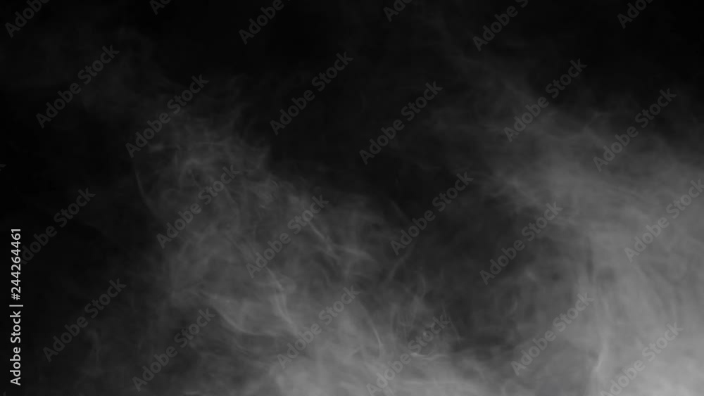 Rising Smoke White 4K Loop features white smoke rising against a black background in a loop Rising Smoke White 4K Loop features white smoke rising against a black background in a loop