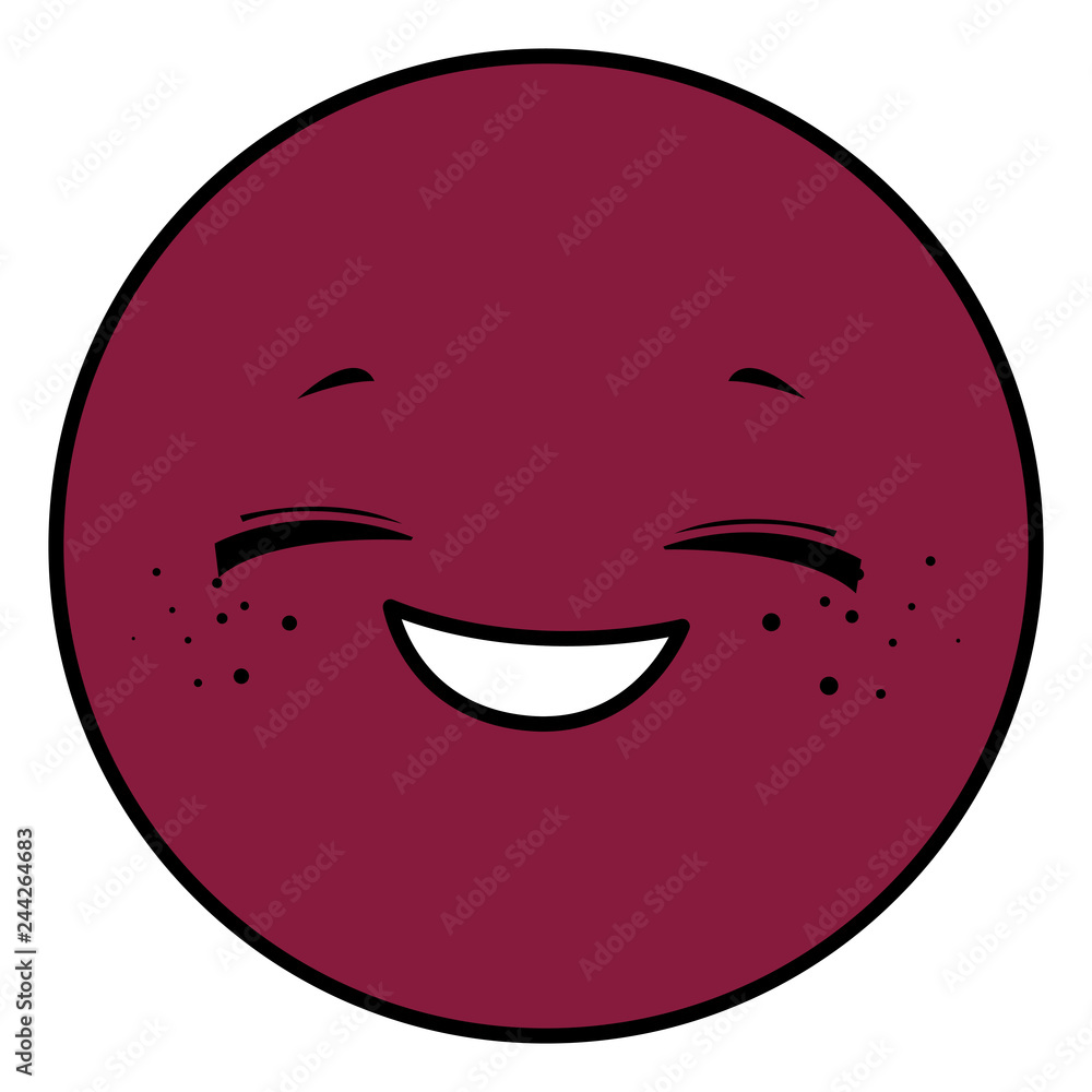 happy emoticon kawaii character happy emoticon kawaii character