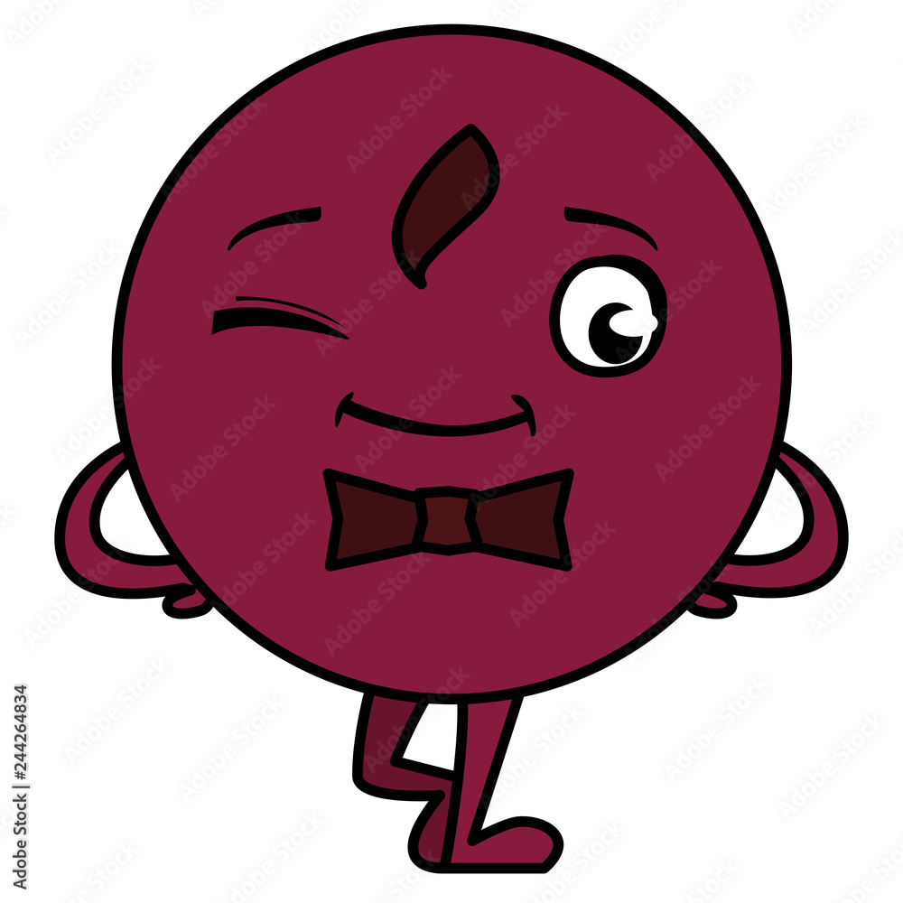 happy gentleman emoticon with bowtie happy gentleman emoticon with bowtie