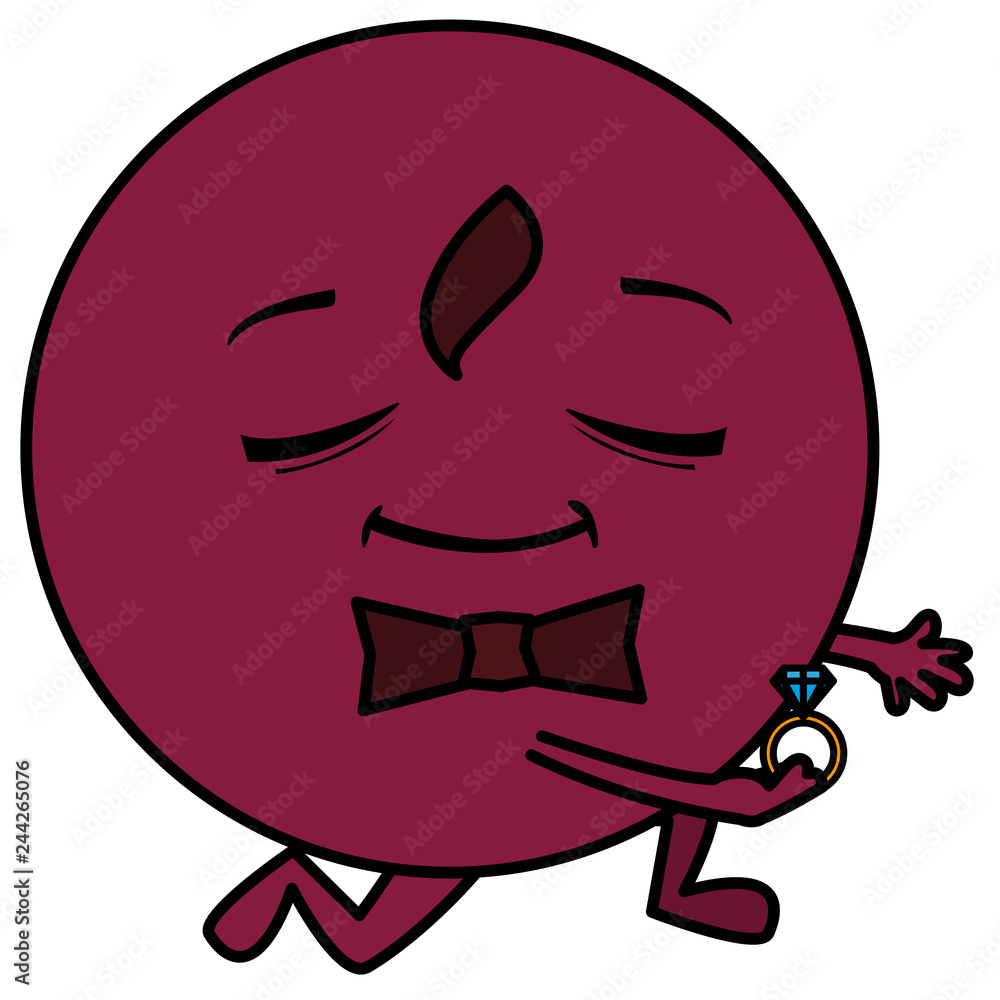 gentleman emoticon with bowtie and engagement ring gentleman emoticon with bowtie and engagement ring