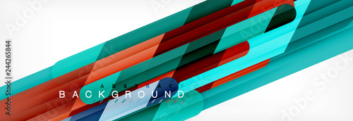 Abstract colorful lines, modern geometric background design