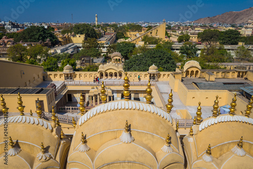 Hawamahal or wind palace in Jaipur, Rajasthan, India photo