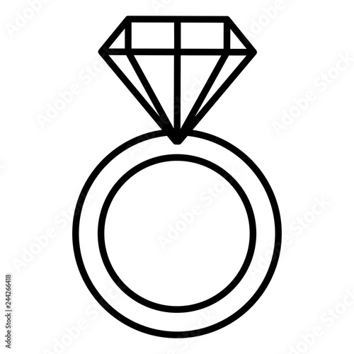 ring with diamond love